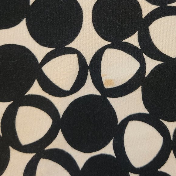 INC International Concepts - Cream/Black Geometric STRETCH Capri Pants - Size 6 - Picture 8 of 8